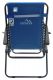 Fotel kempingowy rozkładany LIVORNO - niebieski
