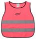 Ostrzegawcza różowa kamizelka dziecięca S.O.R. - 53 cm, różo