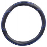 Pokrowiec na kierownicę WAVE - niebieski / czarny