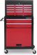 Wózek warsztatowy z 5 szufladami, 61 x 108 cm, czerwony