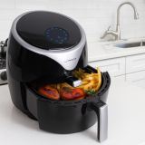 Frytkownica na gorące powietrze - czarna