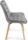 Zestaw krzeseł do jadalni, szary, 2 szt