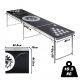 Zestaw stołowy Beer Pong o regulowanej wysokości 240 x 61 cm