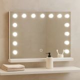 Aquamarin Lustro łazienkowe LED Hollywood 58 x 43 cm