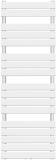 AQUAMARIN Grzejnik łazienkowy pionowy 1600 x 500 mm