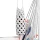 MIADOMODO Wiszący fotel bujany, paski