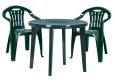 Krzesła ogrodowe MALLORCA - ciemnozielone