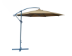 Parasol metal ø 350 cm - brązowy