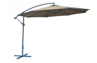 Parasol metal ø 350 cm - brązowy