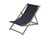 Drewniany leżak ogrodowy Bahamas - GRAFIT