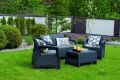 Zestaw mebli ogrodowych CORFU antracyt