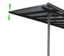 Pergola ogrodowa BRUCE F 436 x 305 cm, szara